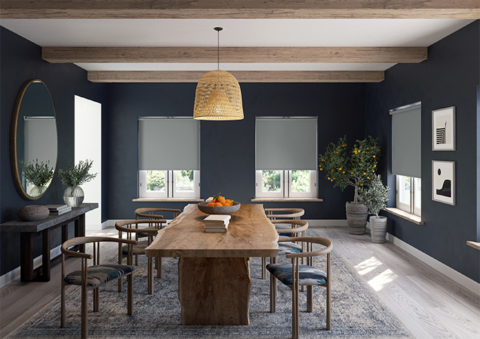 Florenza (Blackout), Urban Grey - Roller Blind - Image 8